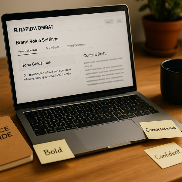 How to Train RapidWombat on Your Brand’s Unique Voice